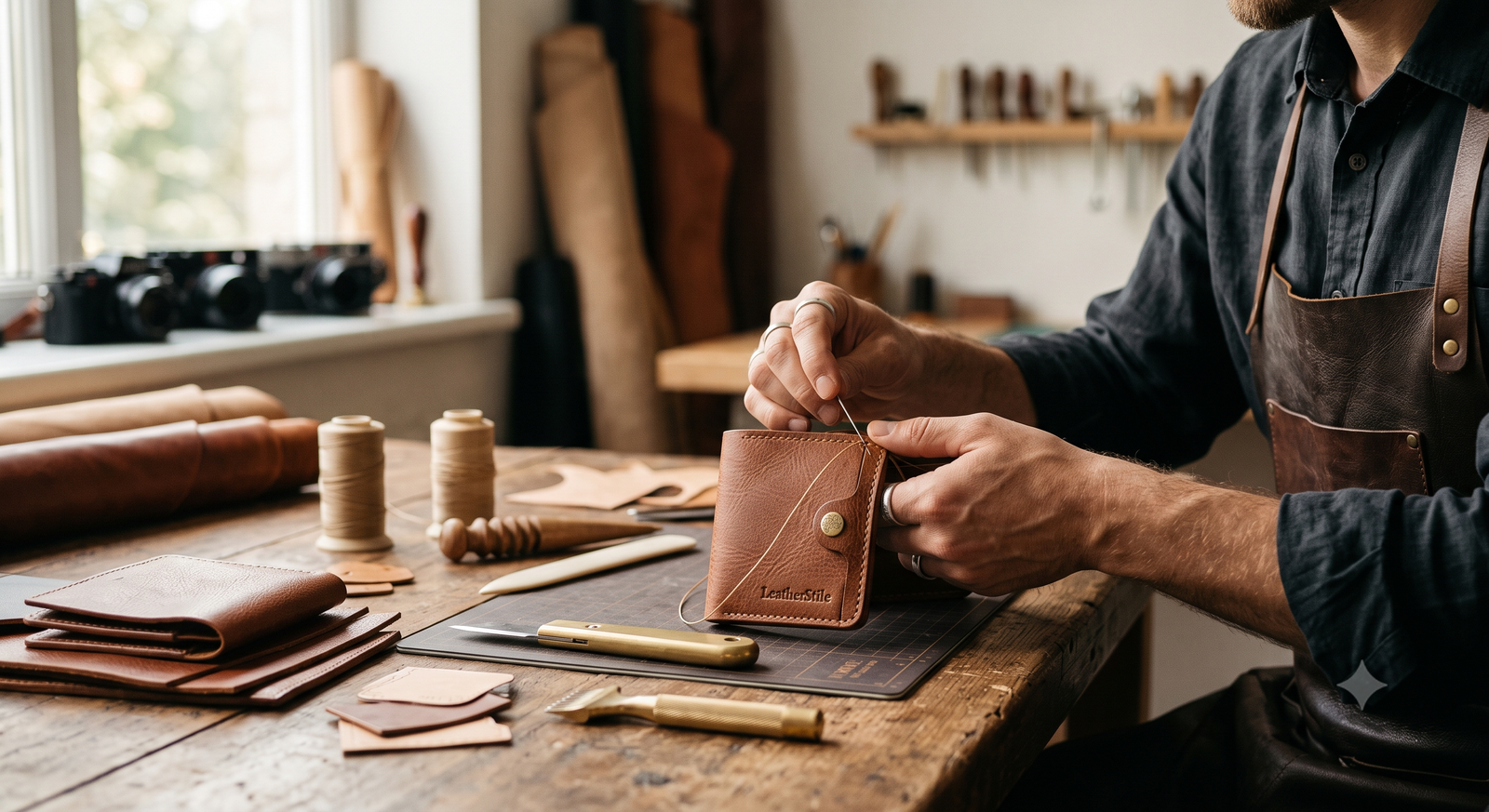 Leather craftsmanship storyboard